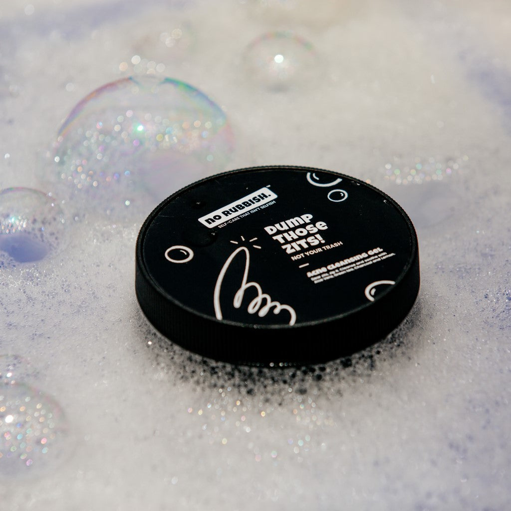 No Rubbish Dump those zits  Acne Face Wash