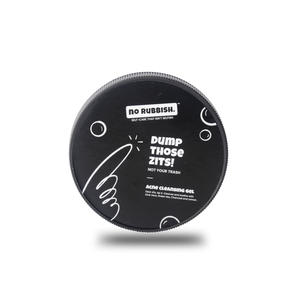 No Rubbish Dump those zits  Acne Face Wash