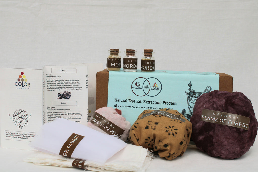 Organic Herbal Natural Dyeing by Extraction Process 