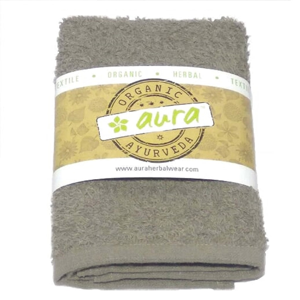 Organic Herbal Dyed Face Towel Cotton Terry Fabric 13" x 13" (10 Colours)