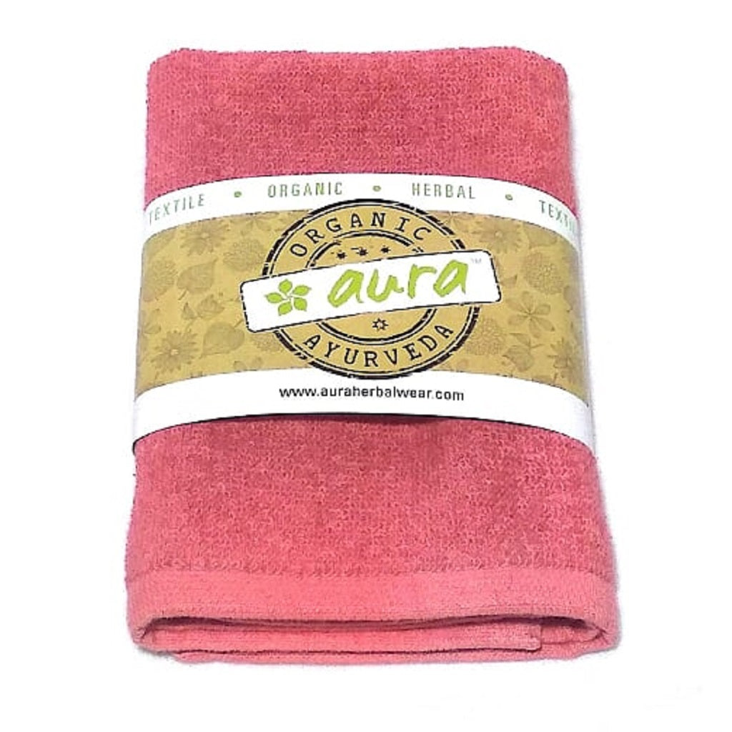 Organic Herbal Dyed Face Towel Cotton Terry Fabric 13" x 13" (10 Colours)