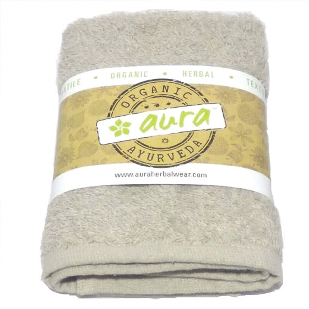 Organic Herbal Dyed Face Towel Cotton Terry Fabric 13" x 13" (10 Colours)