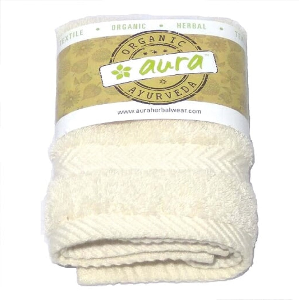 Organic Herbal Dyed Face Towel Cotton Terry Fabric 13" x 13" (10 Colours)