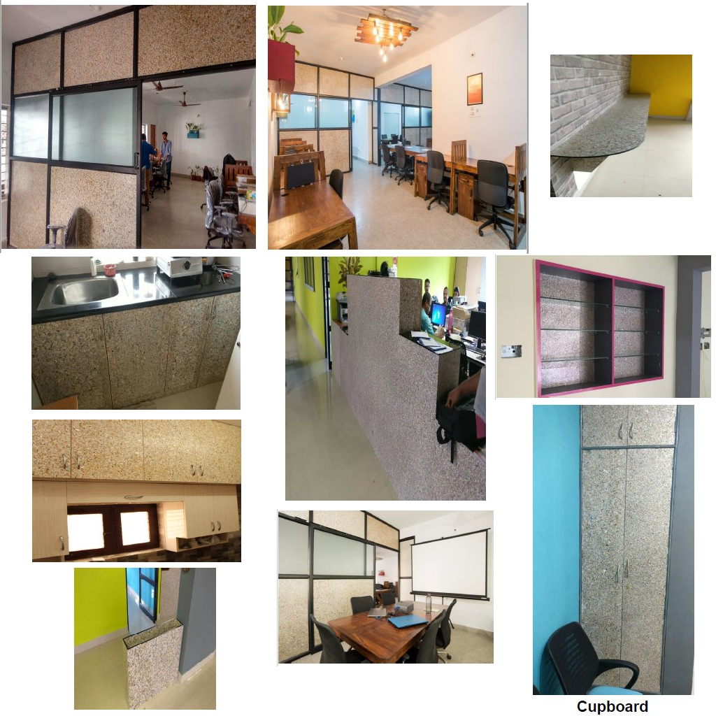 Waste TetraPak Recycled Chipboard Furniture Sheet - 8ft x 4ft 18 mm