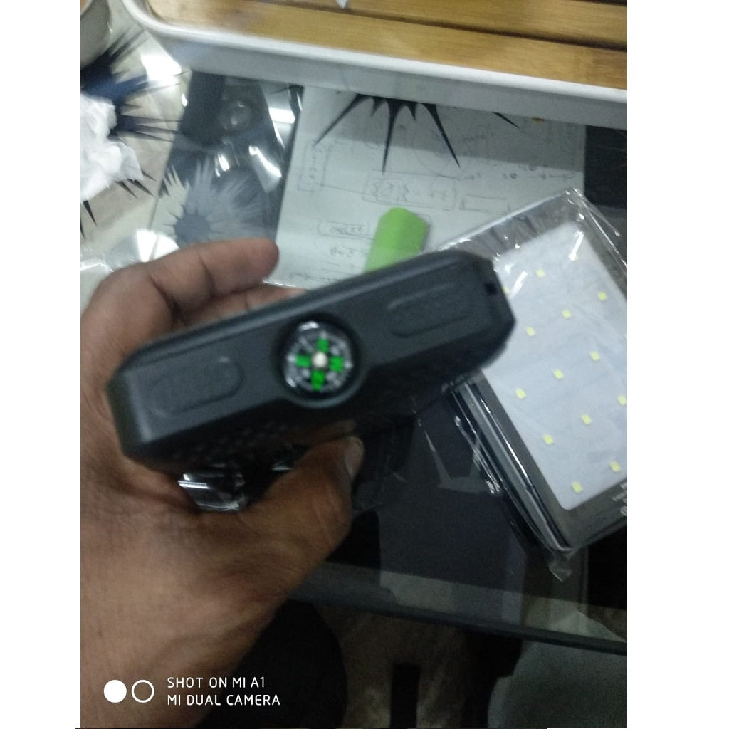 8000mah Dual USB Portable Solar Power Bank, 20 LED Torch, Backup Battery for cellphones