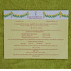 Recycled Plantable Paper Wedding Invitation Cards with Tulsi Seeds 6 x 8 inches