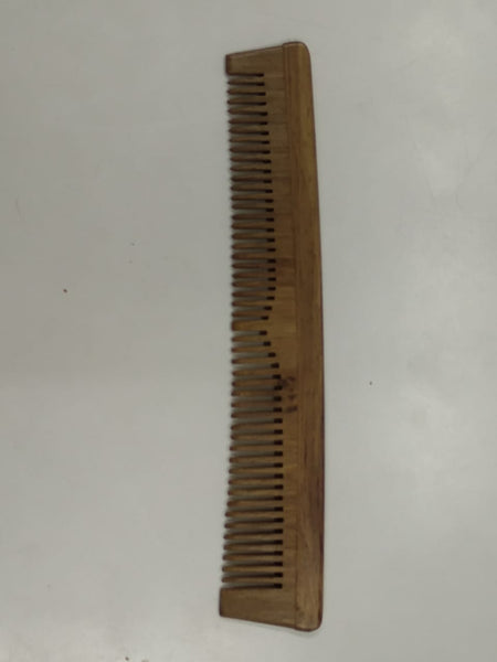 Wooden Comb7.5" Saloon Style Dual Spoke