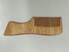 Neem Comb 7" single piece wood large spoke with angled handle