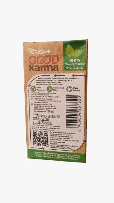 Origami Good Karma Pocket Hanky