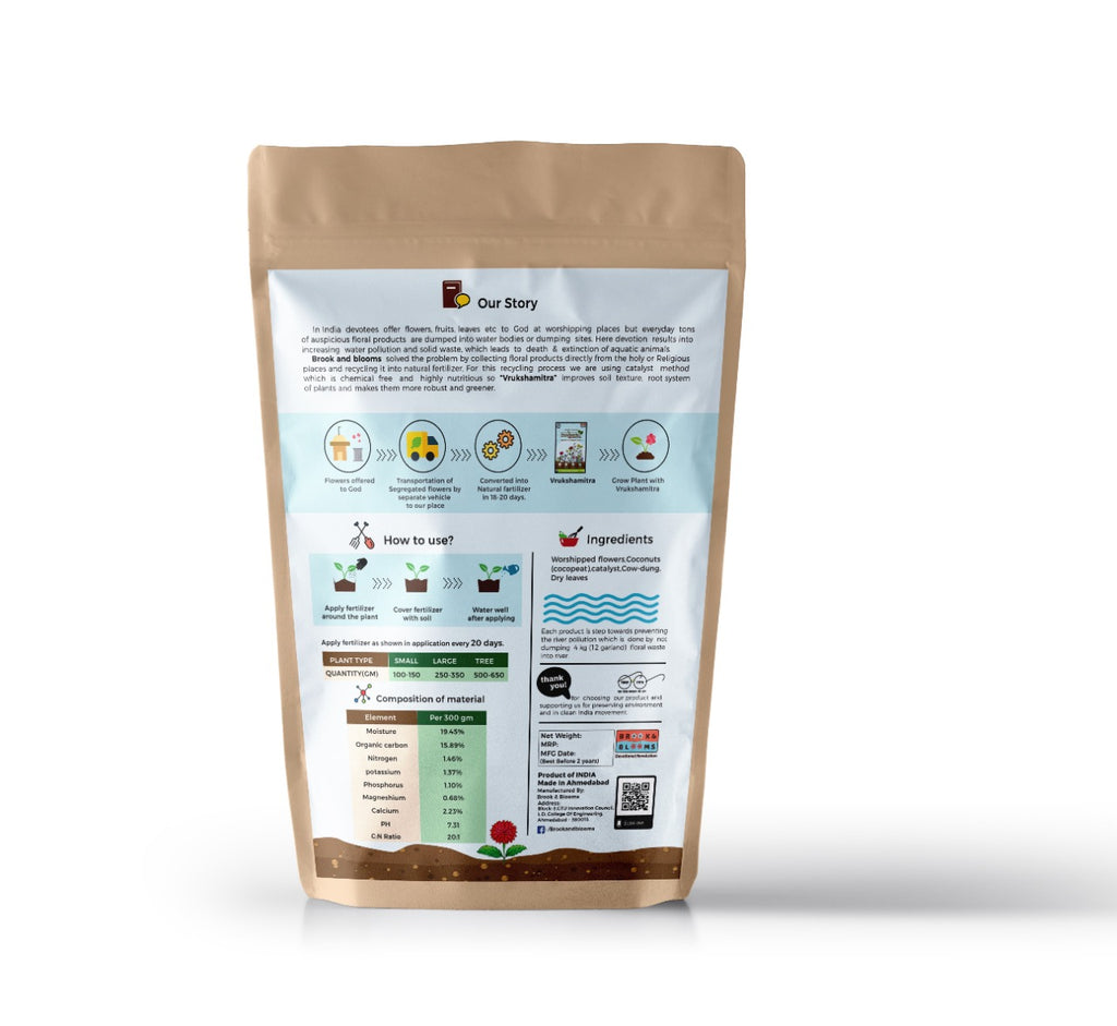 Vrukshamitra 5Kg- recycled from worshipped flowers