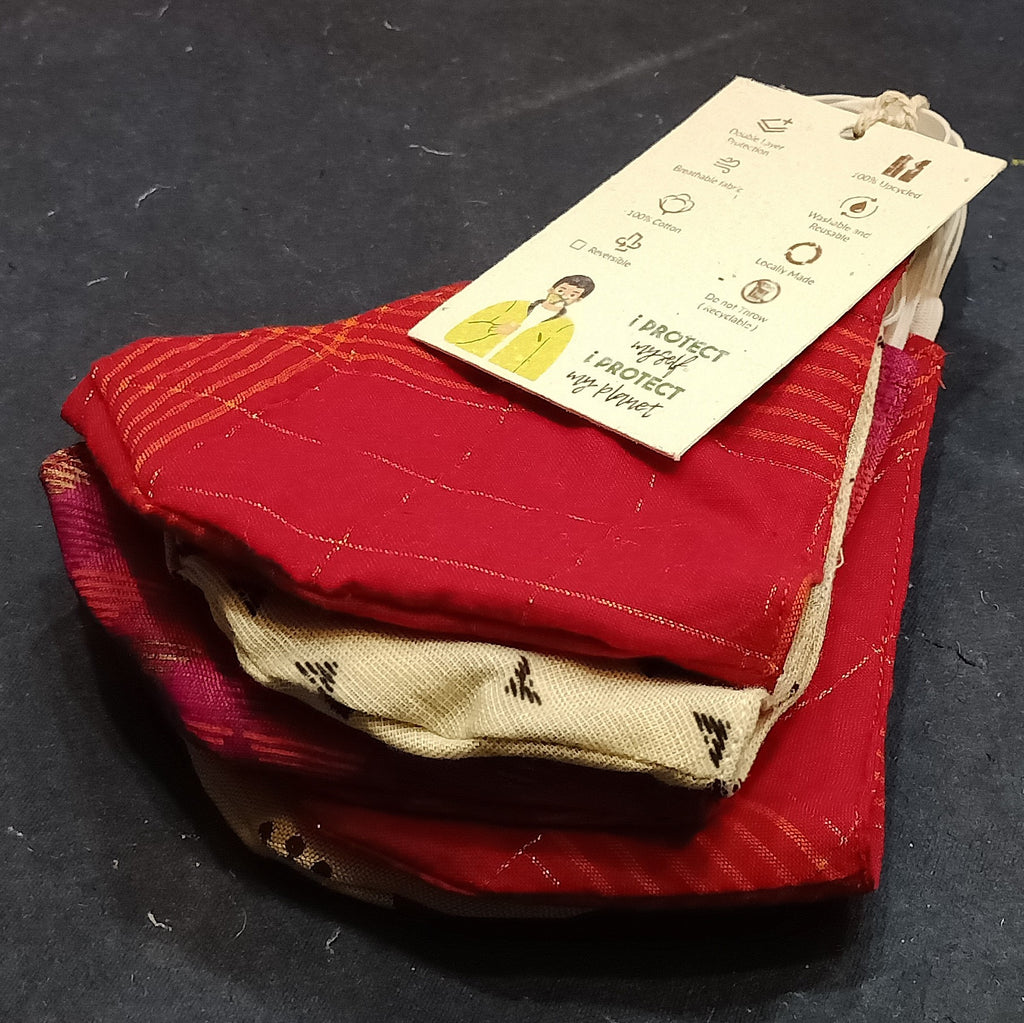 Once Upon A Time - ECOVID Upcycled Cloth Masks - Set of 5