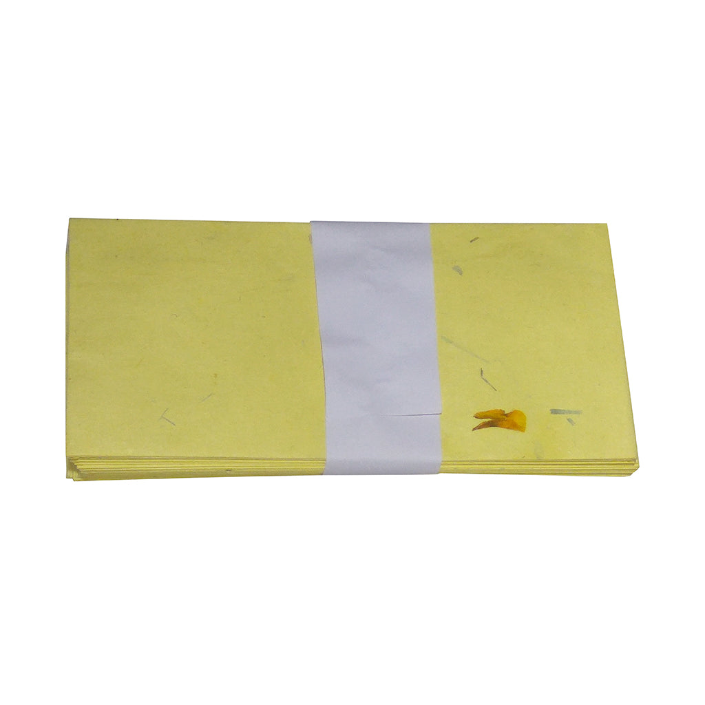Envelopes 7 x 3.3 (A set of 25) Handmade from Khadi (Cotton Waste) Paper