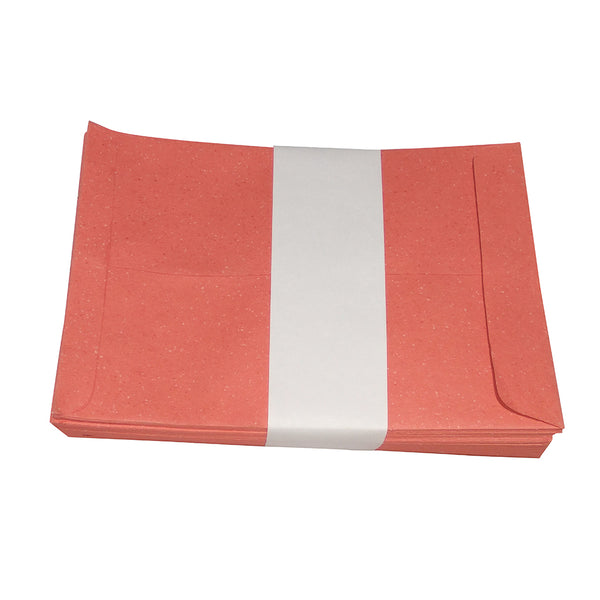 Envelopes Colour 9 x 4 inches (Set of 50) made out of Khadi (Cotton Waste)
