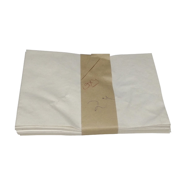 White Cover 7 x 5 (A Set of 50) Top Open Handmade from Khadi (Cotton Waste) Paper