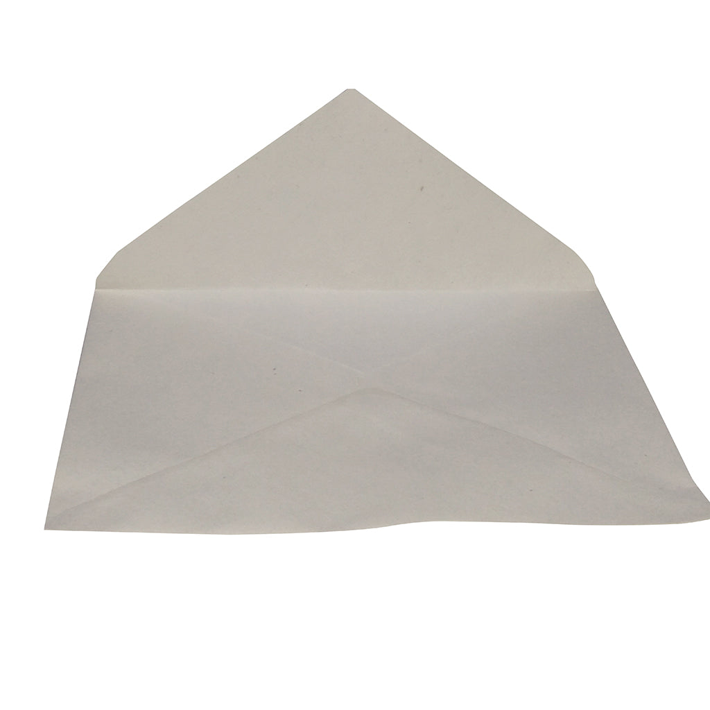 White Cover 7 x 5 (A Set of 50) Top Open Handmade from Khadi (Cotton Waste) Paper