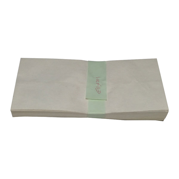 White Cover 9.5 x 4.5 (A set of 50) Side Open Handmade from Khadi (Cotton Waste) Paper