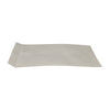 White Cover with Address Window 11 x 5 (A set of 50) Side Open Handmade from Khadi (Cotton Waste) Paper