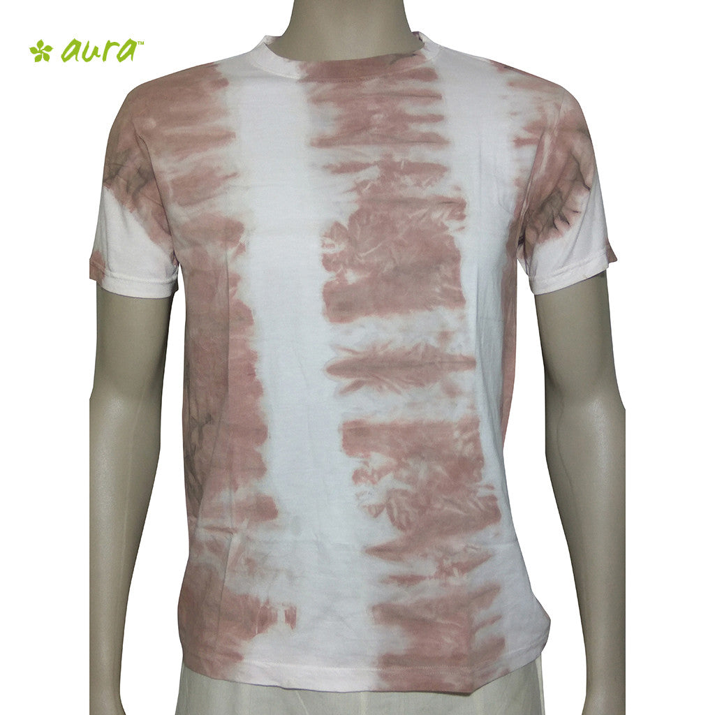 Organic herbal dyed men's T shirt (Tie n dye) half sleeve round neck