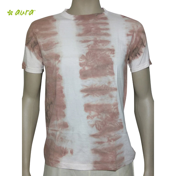 Organic herbal dyed men's T shirt (Tie n dye) half sleeve round neck