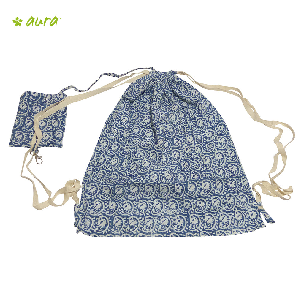 Organic herbal dyed corporate bag keri flower