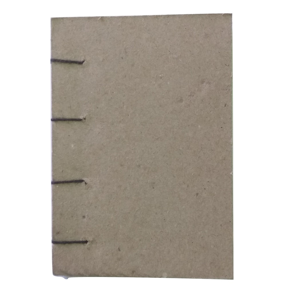 Recycled Handmade pocket Diary made by ECOHUT