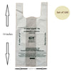 Biodegradable Compostable IS 17088 certified non polluting shopping carry bags - 11" x 14"