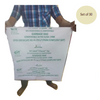 Plastic Free Compostable Dustbin Liners IS 17088 certified - 19" x 21" - White Colour