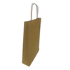 Recycled (Kraft) brown Paper carry bag 9 inches (width) x 13 inches (height) with your branding and logo