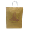 Recycled (Kraft) brown Paper carry bag 13 inches (width) x 17 inches (height) with your branding and logo