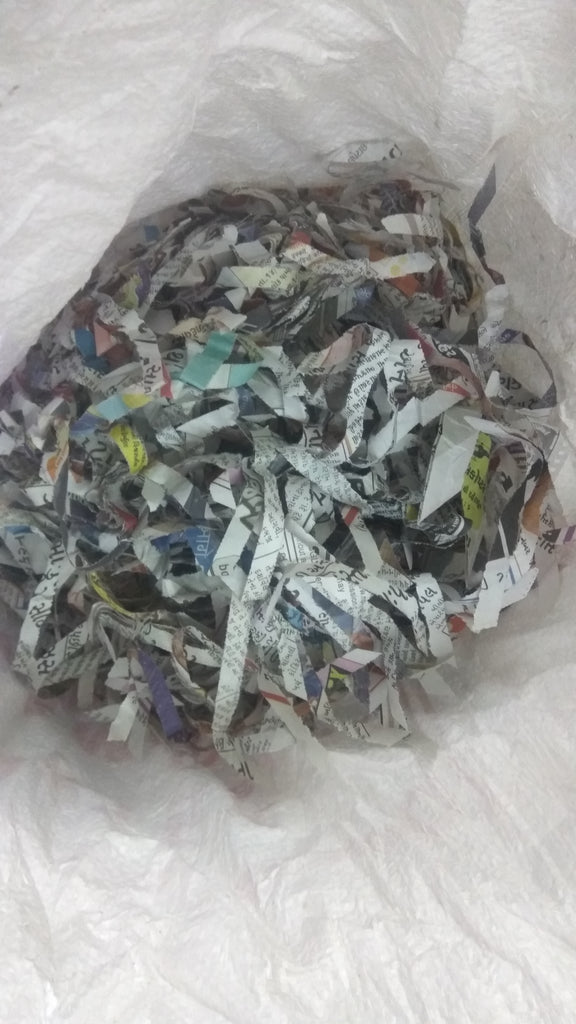 Recycled Shreded papers - news papers