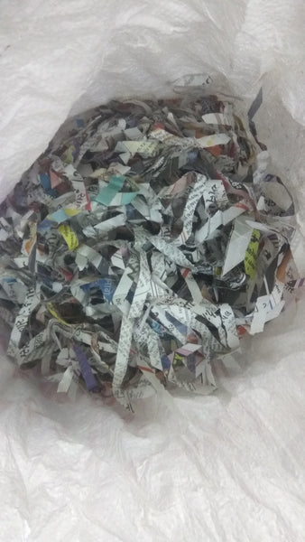 Recycled Shreded papers - news papers