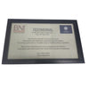 Recycled Paper Certificate / Testimonial with frame