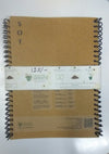 SOT Notebook Diary Spiral A5 size made out of Recycled Paper single line 25 pages- Recycle.Green brand