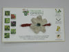 Plantable Rakhis - 100% organic cotton khadi hand spun threads natural coloured no chemical - white flower bhindi, red knitted belt