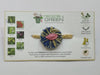 Plantable Rakhis - 100% organic cotton khadi hand spun threads natural coloured no chemical - Loki seed blue and yellow base knitted yellow belt