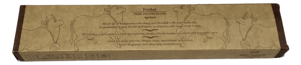Cow Dung Recycled Incense Stick. - Prithvi