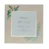 Recycled Paper Designer Wedding Invite 7 x 7 with gold foiling starts @ 210 Rs per invite