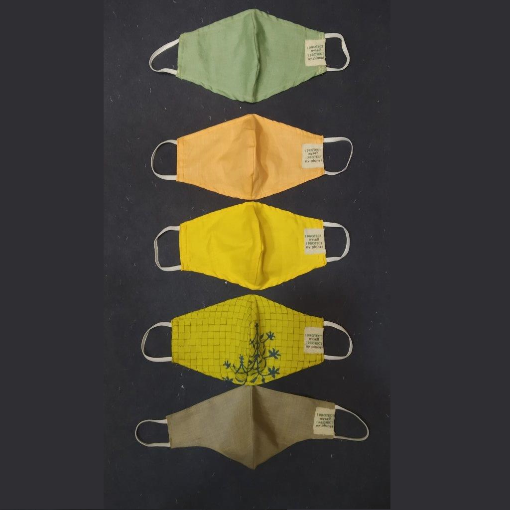 Once Upon A Time - ECOVID Upcycled Cloth Masks - Set of 5