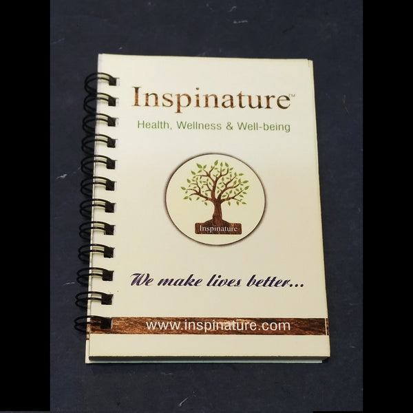 Recycled Pocket Diary - Wiro 80 x 110 mm 50 pages custom branding Set of 100