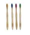 100% Compostable Zero Plastic Toothbrush Pack of 4