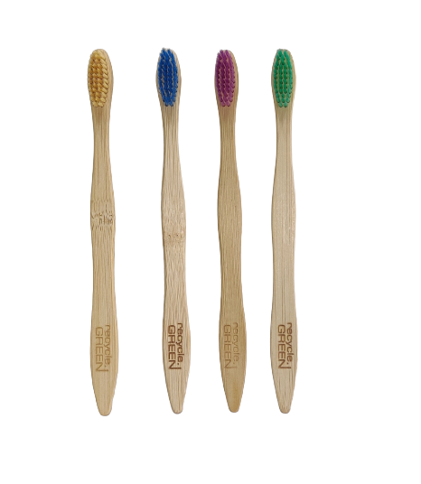 100% Compostable Zero Plastic Toothbrush Pack of 4
