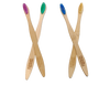 Compostable Tooth Brush - Adult - Made from Bamboo - Wood Color - Oral Hygiene - (by Recycle.Green)