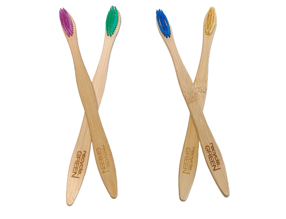 100% Compostable Zero Plastic Toothbrush Pack of 4