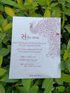 Handmade Textile Recycled Paper Wedding Invitation card - set of 150 invitations.