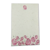 Recycled Plantable Paper Invitation Cards with Beautiful Designs with Cover 9 x 6 inches (100 Cards)