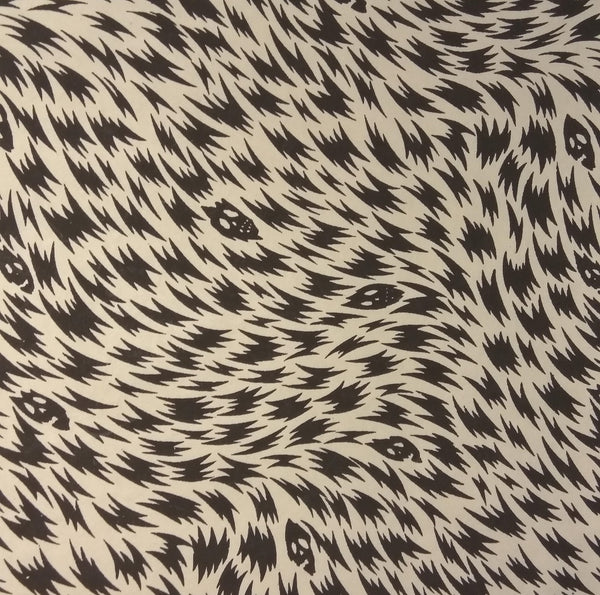 Gift Wrapping Paper - B&W Animal Print recycled cotton waste