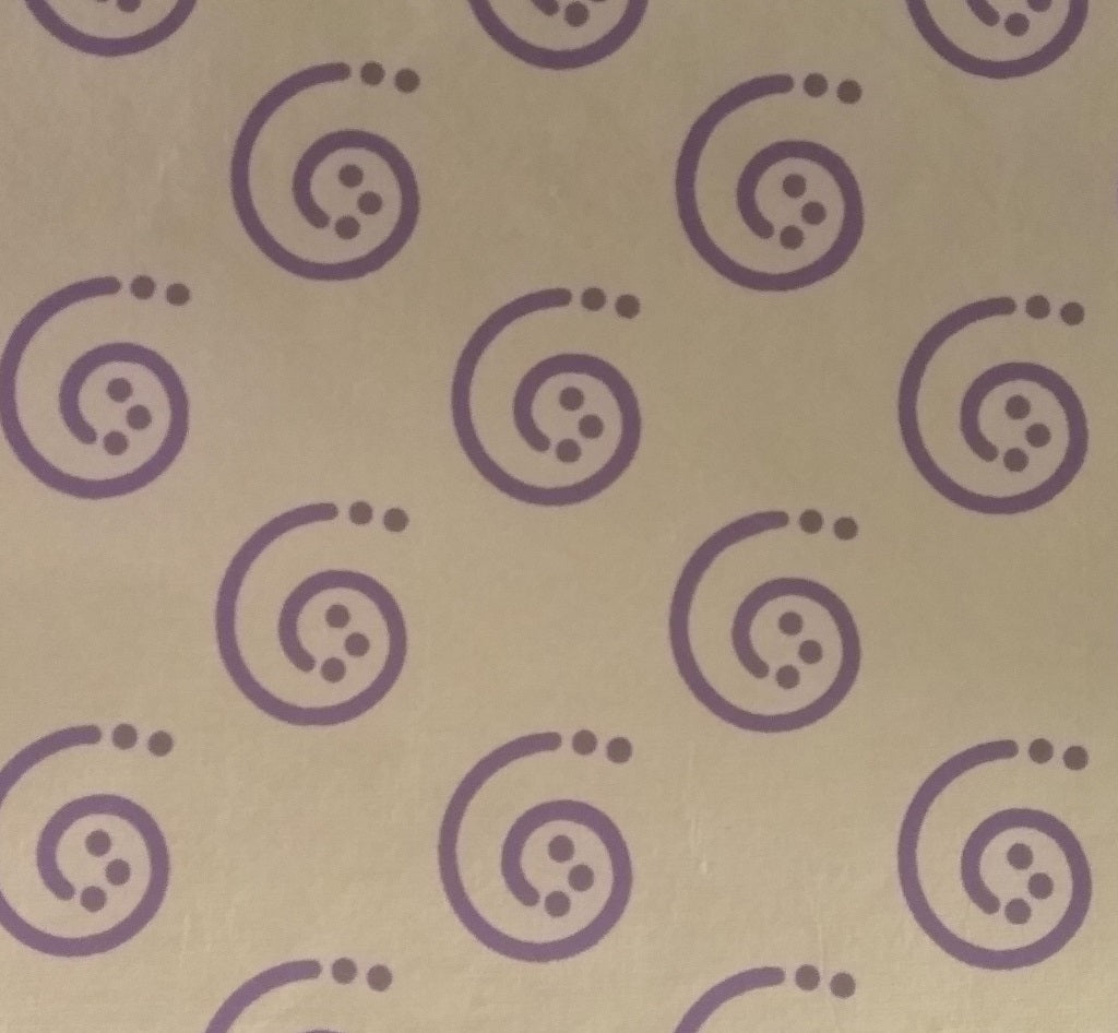 GiftWrapping Wrapping Paper - Cream with sigma mathematical sign (Set of 5)