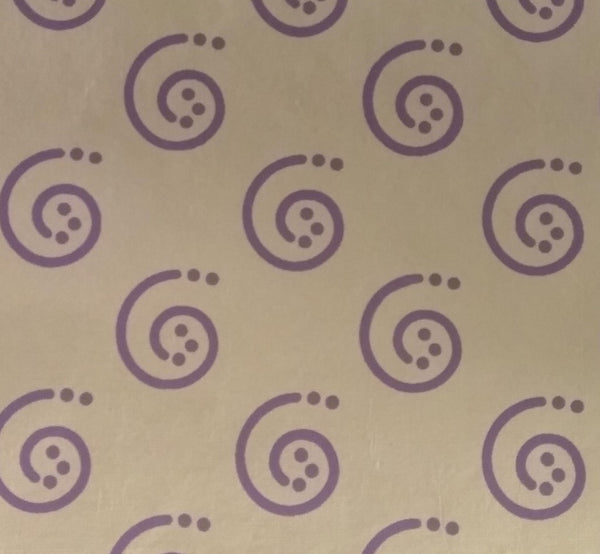 GiftWrapping Wrapping Paper - Cream with sigma mathematical sign (Set of 5)