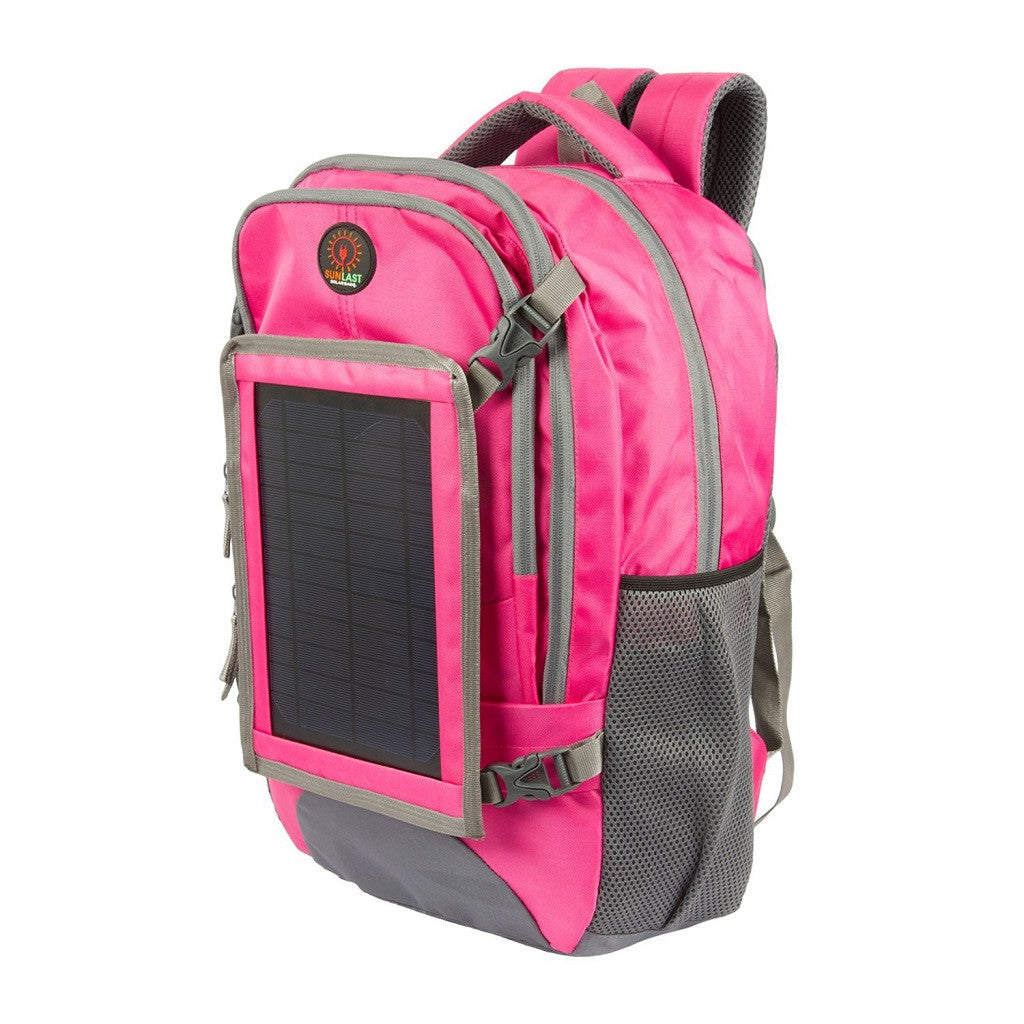 backpack battery laptop Solar Laptop Backpack L002 with solar panel, battery bank and mobile c – Recycle.Green