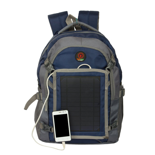 Solar Laptop Backpack L004 with solar panel, battery bank and mobile charger (Sunlast)